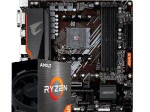 AMD Ryzen 5 5600X + B550M Aorus Elite