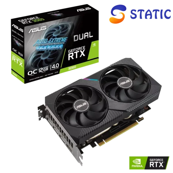 ASUS Dual GeForce RTX 3060 OC Edition 12GB GDDR6
