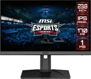 MSI G244F 24INCH – 170HZ – 1MS (GTG) – FAST IPS – FHD – FreeSync Premium