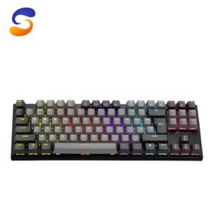 XTRIKE ME GK-989A Rainbow TKL Mechanical Keyboard – RED Switches | Grey / Black