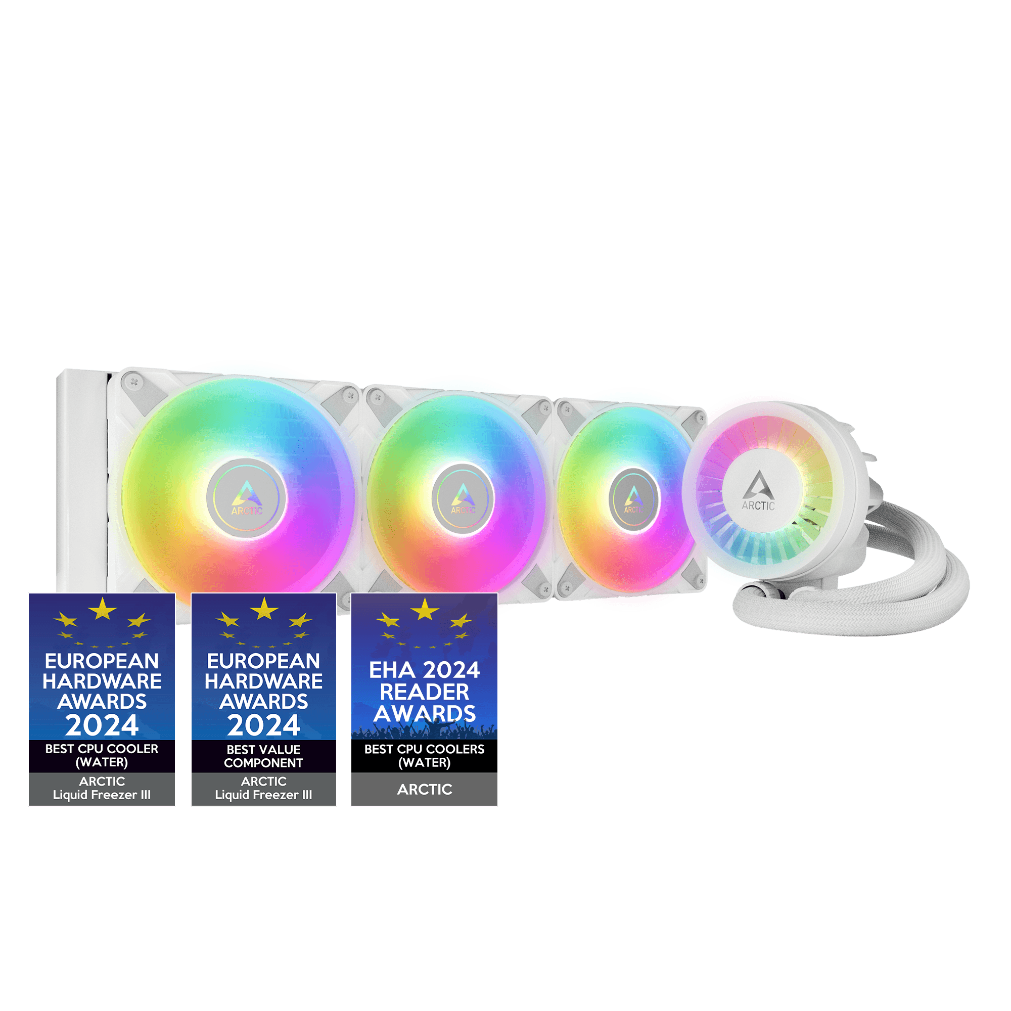 Arctic Liquid Freezer III 360 A-RGB (White)