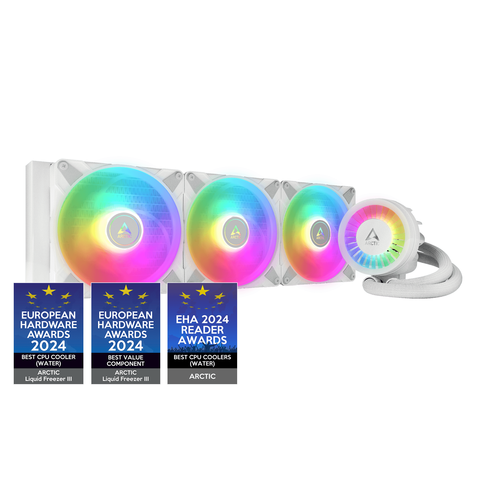 Arctic Liquid Freezer III 420 A-RGB (White)