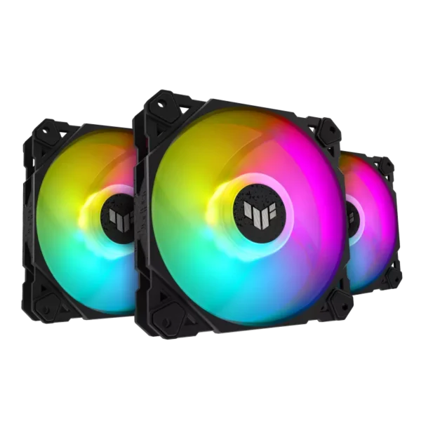Asus TUF Gaming TF120 ARGB Fan - Triple Fan Kit with ARGB Controller - Image 2
