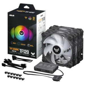 Asus TUF Gaming TF120 ARGB Fan - Triple Fan Kit with ARGB Controller