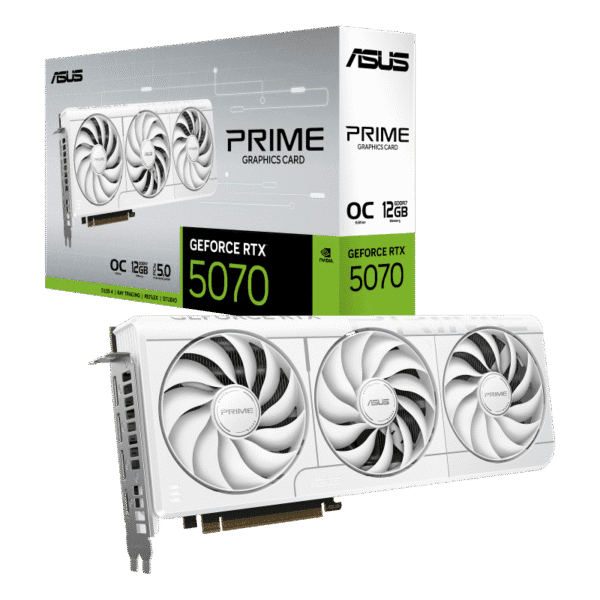 ASUS PRIME GeForce RTX 5070 White OC Edition 12GB GDDR7