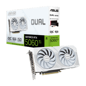 ASUS Dual GeForce RTX 5060 Ti 16GB GDDR7 White OC Edition