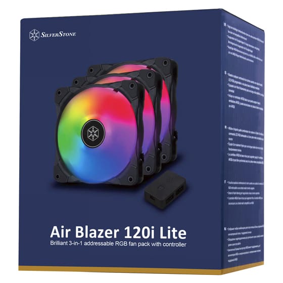 SilverStone Air Blazer 120i Lite Fan Kit ARGB