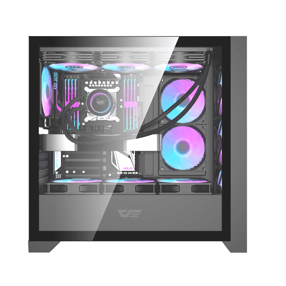 Darkflash DRX90 Glass ATX PC Case + PSU 650W - Image 4