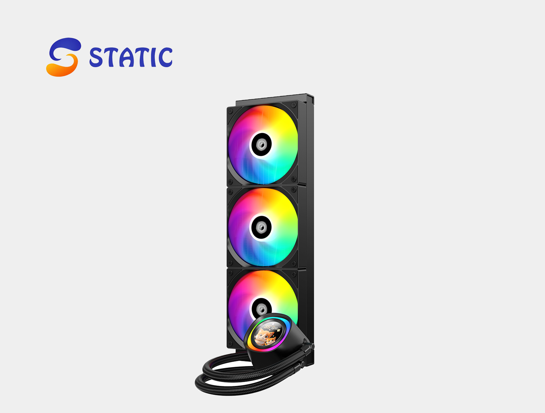 ID-COOLING FX360 LCD Gen 7 Pro Pump ARGB AIO Liquid Cpu Cooler - Image 3