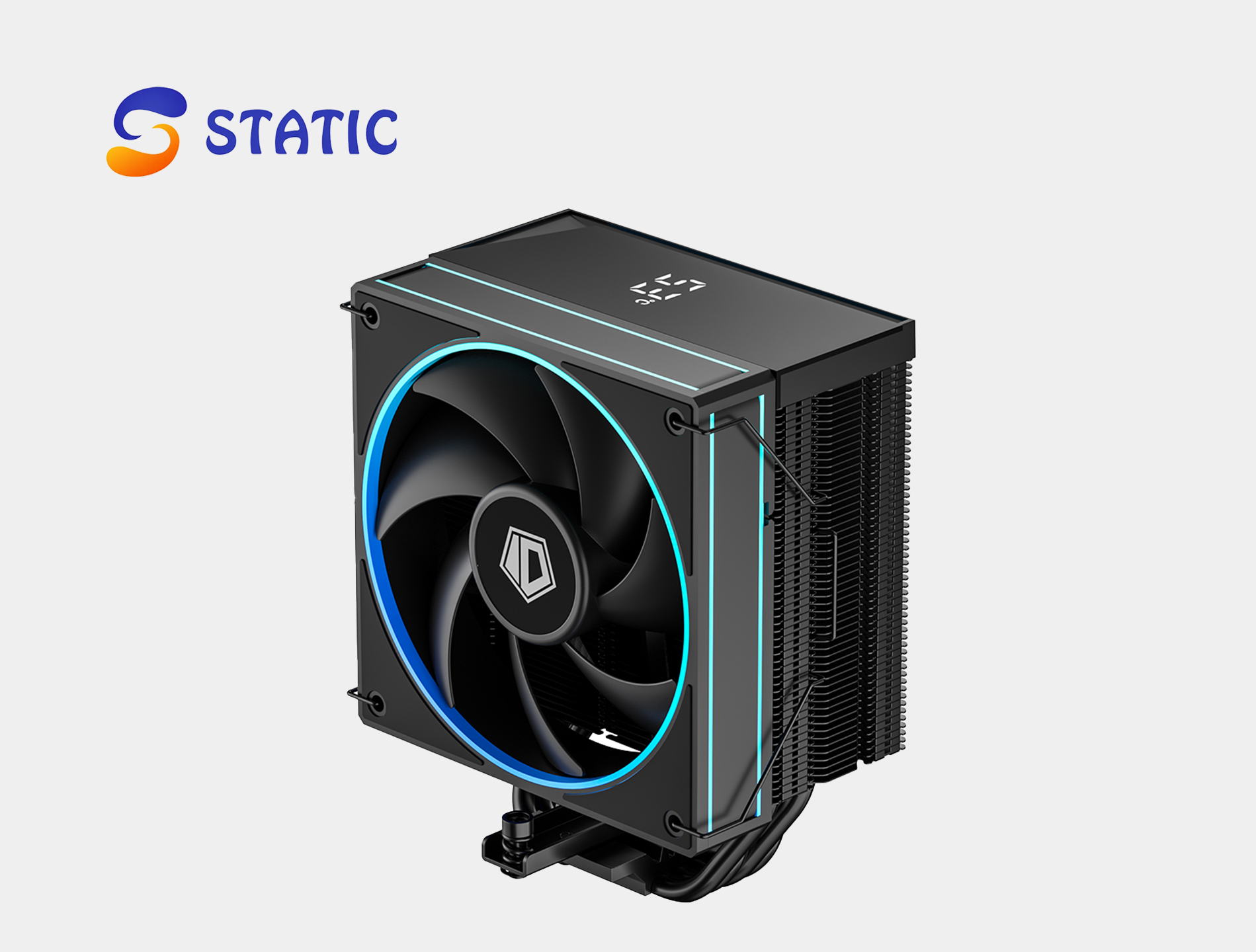 ID-COOLING FROZN A410 TD ARGB Digital Screen 4 Heatpipe With 120mm FDB Fan Air Cpu Cooler - Image 3