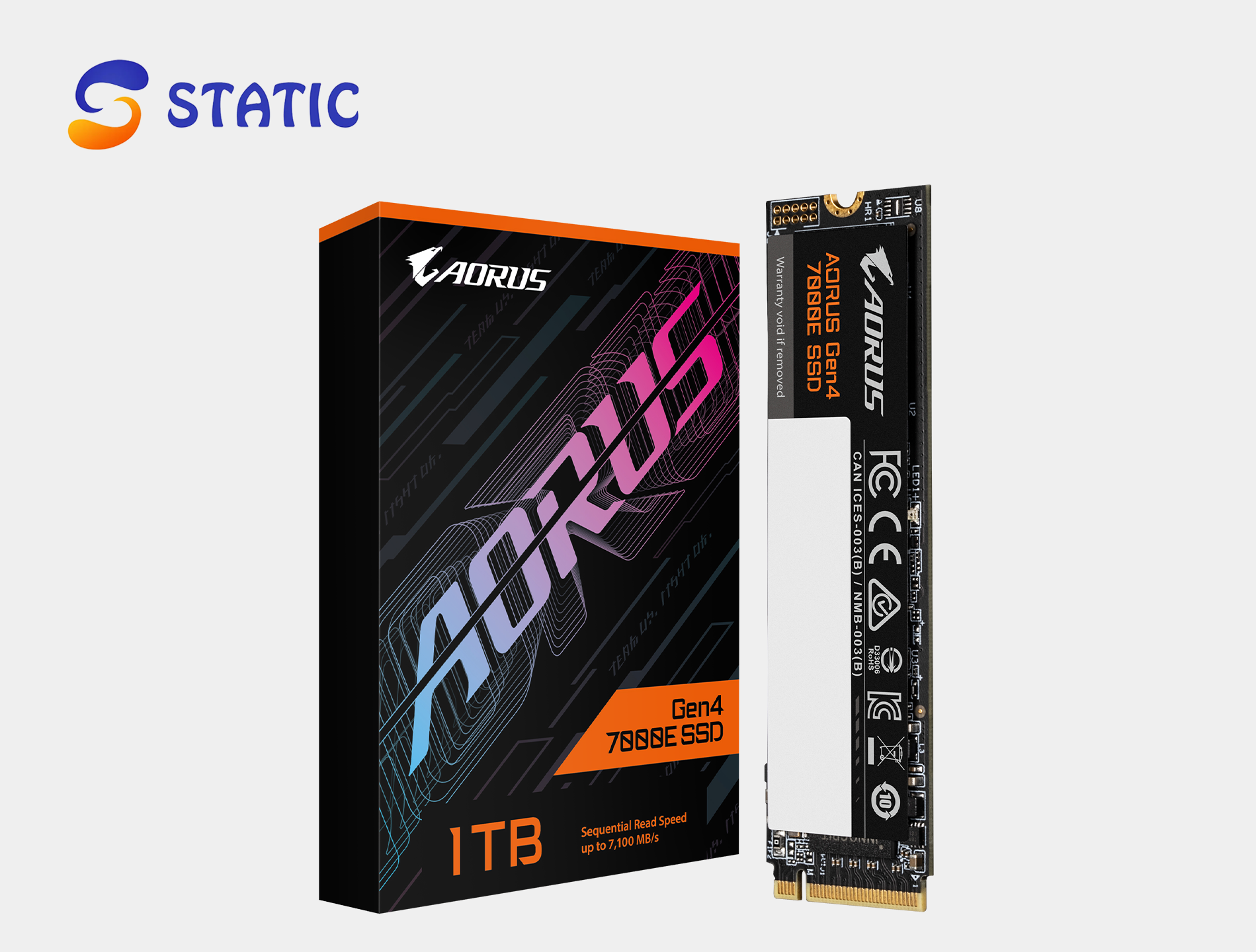 GIGABYTE AORUS Gen4 7000E SSD 1TB