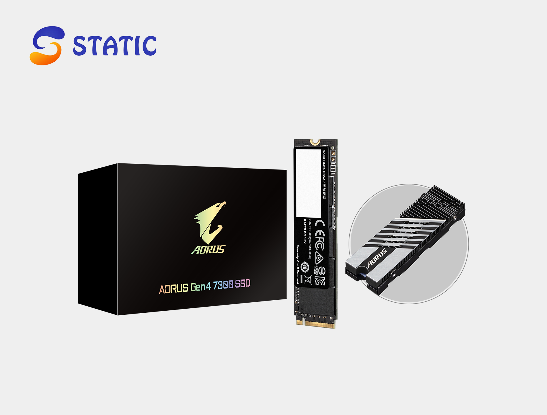 GIGABYTE AORUS Gen4 7300 SSD 1TB