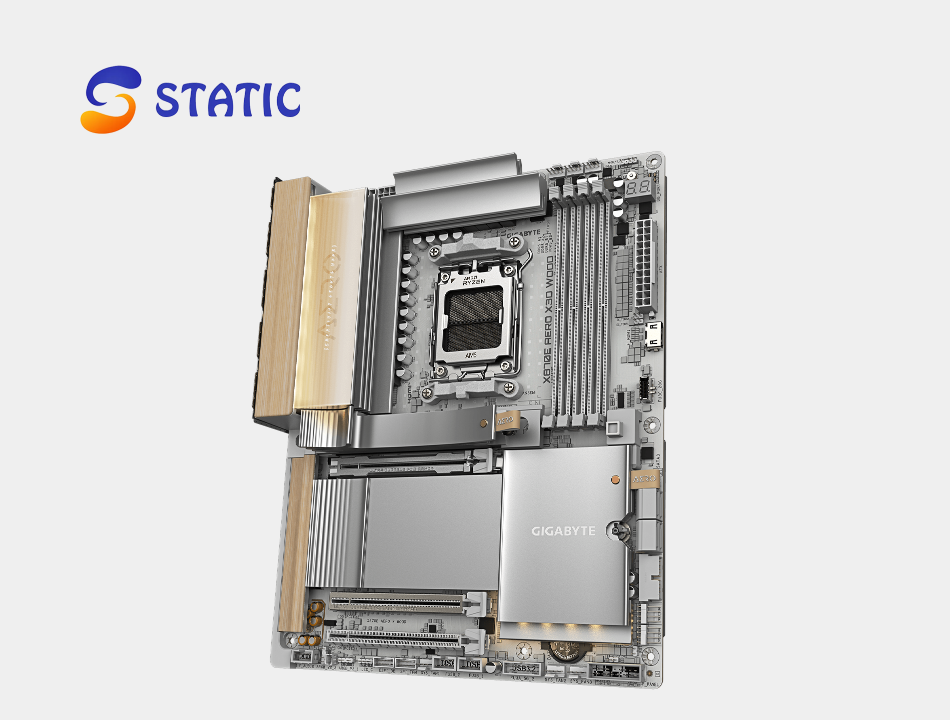 GIGABYTE X870E AERO X3D WOOD - Image 4