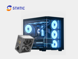 AeroCool P500C Black ARGB + AERO 750W 80+ Bronze
